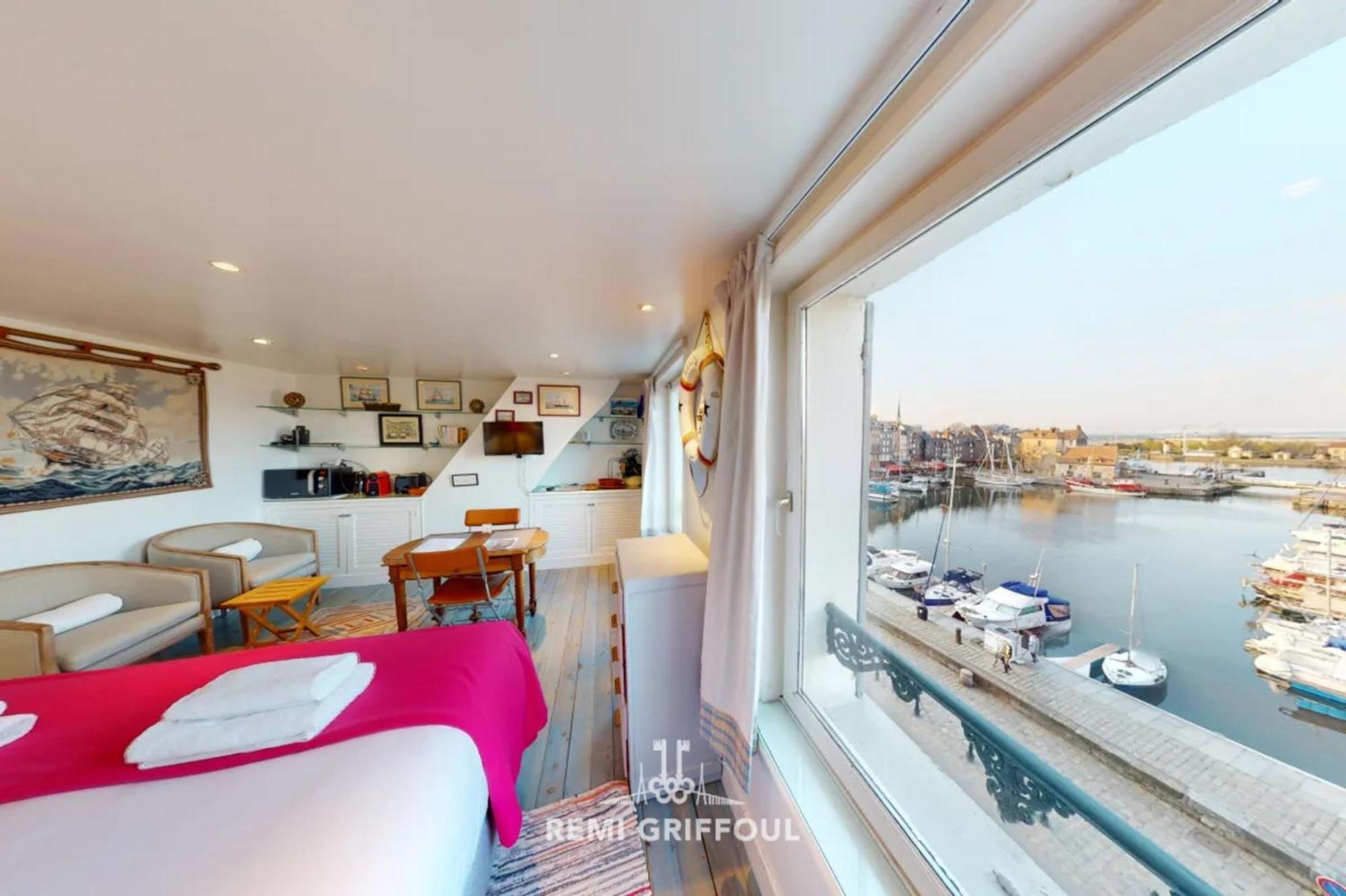 Ferienwohnung Racing The Wind Breathtaking Port View 2 Pers Honfleur Exterior foto