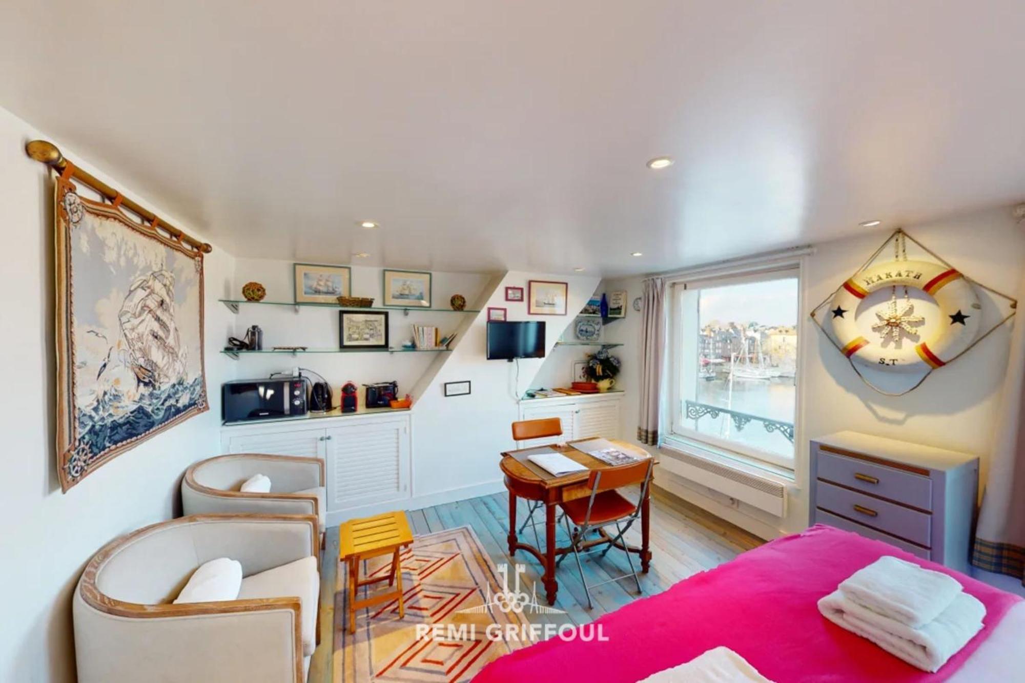 Ferienwohnung Racing The Wind Breathtaking Port View 2 Pers Honfleur Exterior foto