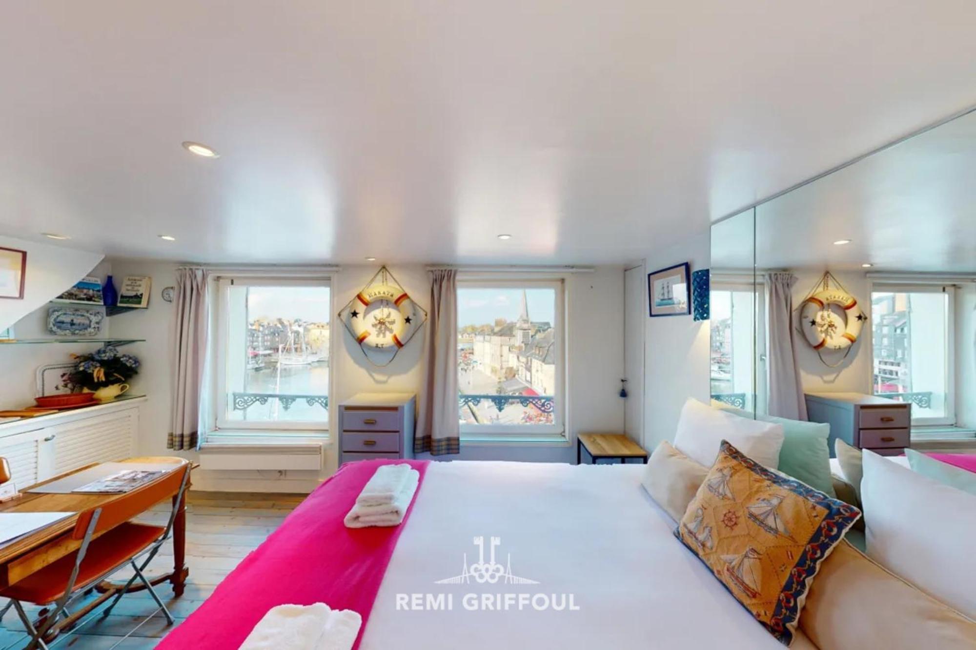 Ferienwohnung Racing The Wind Breathtaking Port View 2 Pers Honfleur Exterior foto